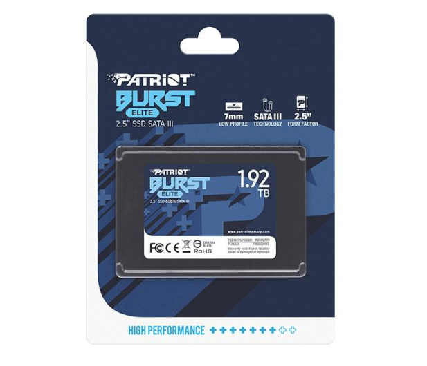 Patriot 1,92TB 2,5" SATA SSD BURST ELITE - 622642 - zdjęcie 4